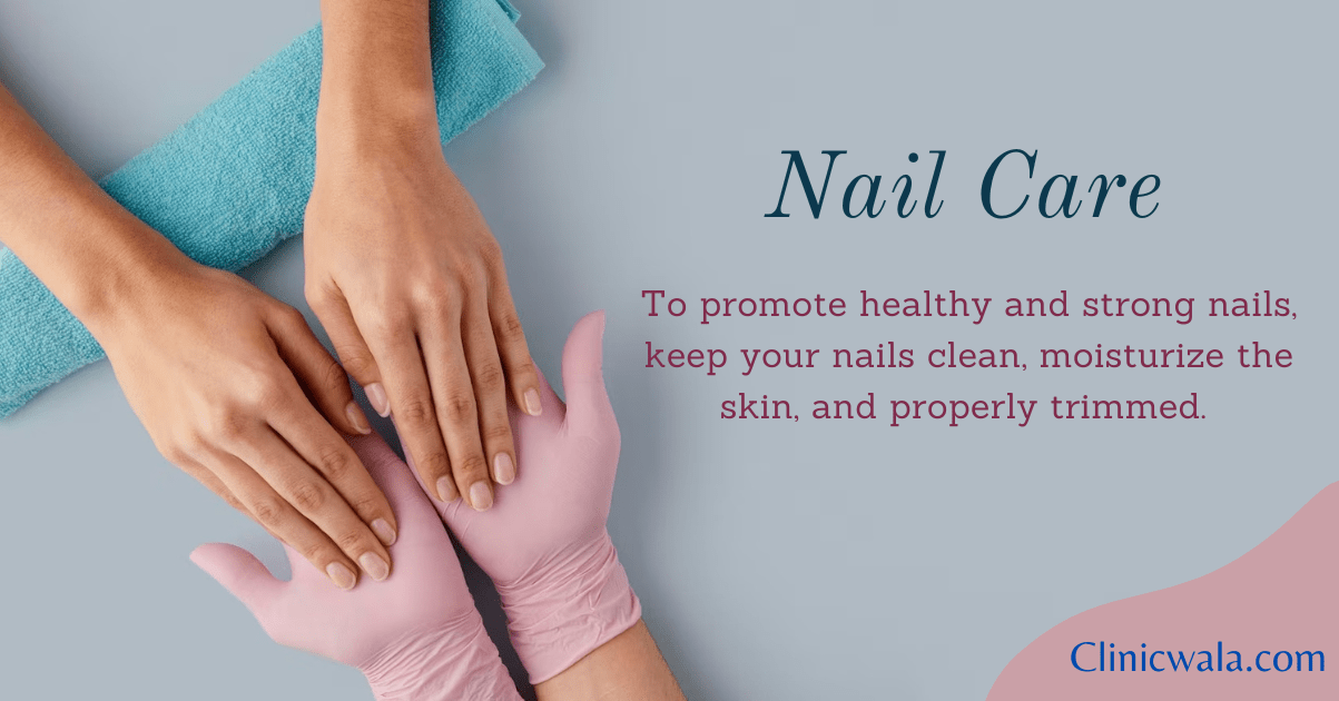 Healthy nails indicate overall health and wellness