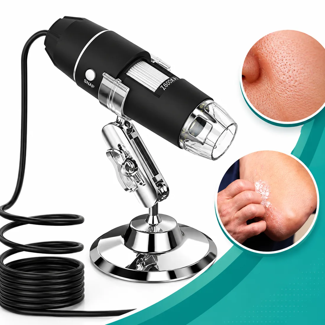 Digital Microscope supplied with the ClinicWala e-clinic kit