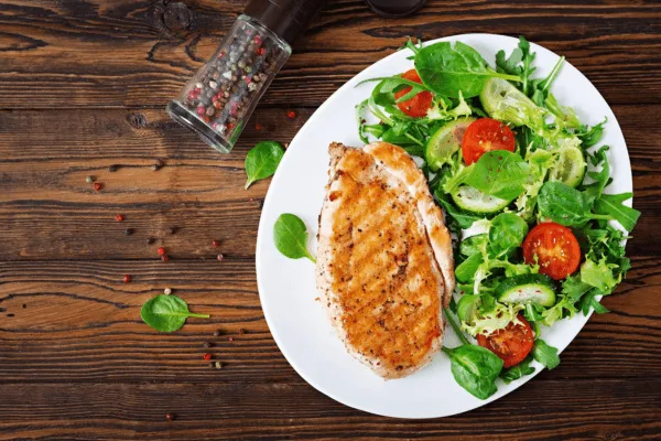 Grilled chicken salad