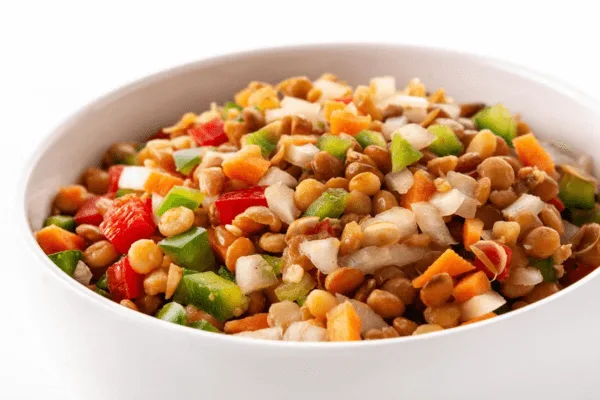 Chickpea and vegetable salad