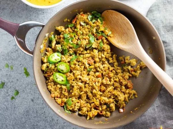 Egg bhurji.