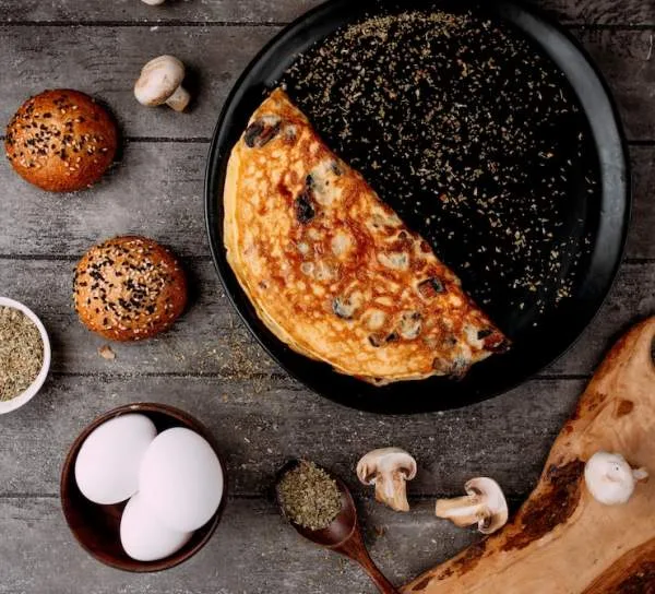 Egg Mushroom Omelette