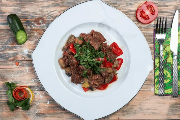 Beef with mixed vegetables